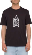 Koszulki męskie - t-shirt VOLCOM LINTELL MIRROR TEE Black - miniaturka - grafika 1