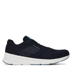Sneakersy Tommy Hilfiger Modern Comfort Run Knit FM0FM05524 Granatowy - Sneakersy męskie - miniaturka - grafika 1