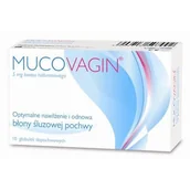 Układ moczowy i płciowy - Verco Mucovagin x 10 globulek dopochwowych - miniaturka - grafika 1