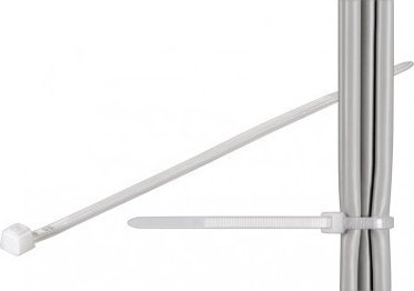 Goobay Opaska kablowa, nylon odporny na warunki atmosferyczne, przezroczysta