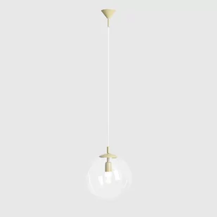 Lampa kulista wisząca Globe 562G12 szklana kula beżowa - Lampy sufitowe - miniaturka - grafika 4