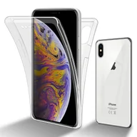 Etui i futerały do telefonów - Pokrowiec Do Apple iPhone XS MAX Etui w PRZEZROCZYSTY 360° Full Body Obudowa Case Cover Ochronny Cadorabo - miniaturka - grafika 1