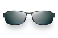 Okulary przeciwsłoneczne - Maui Jim Black Coral okulary przeciwsłoneczne prostokątne, matowy czarny, m - miniaturka - grafika 1