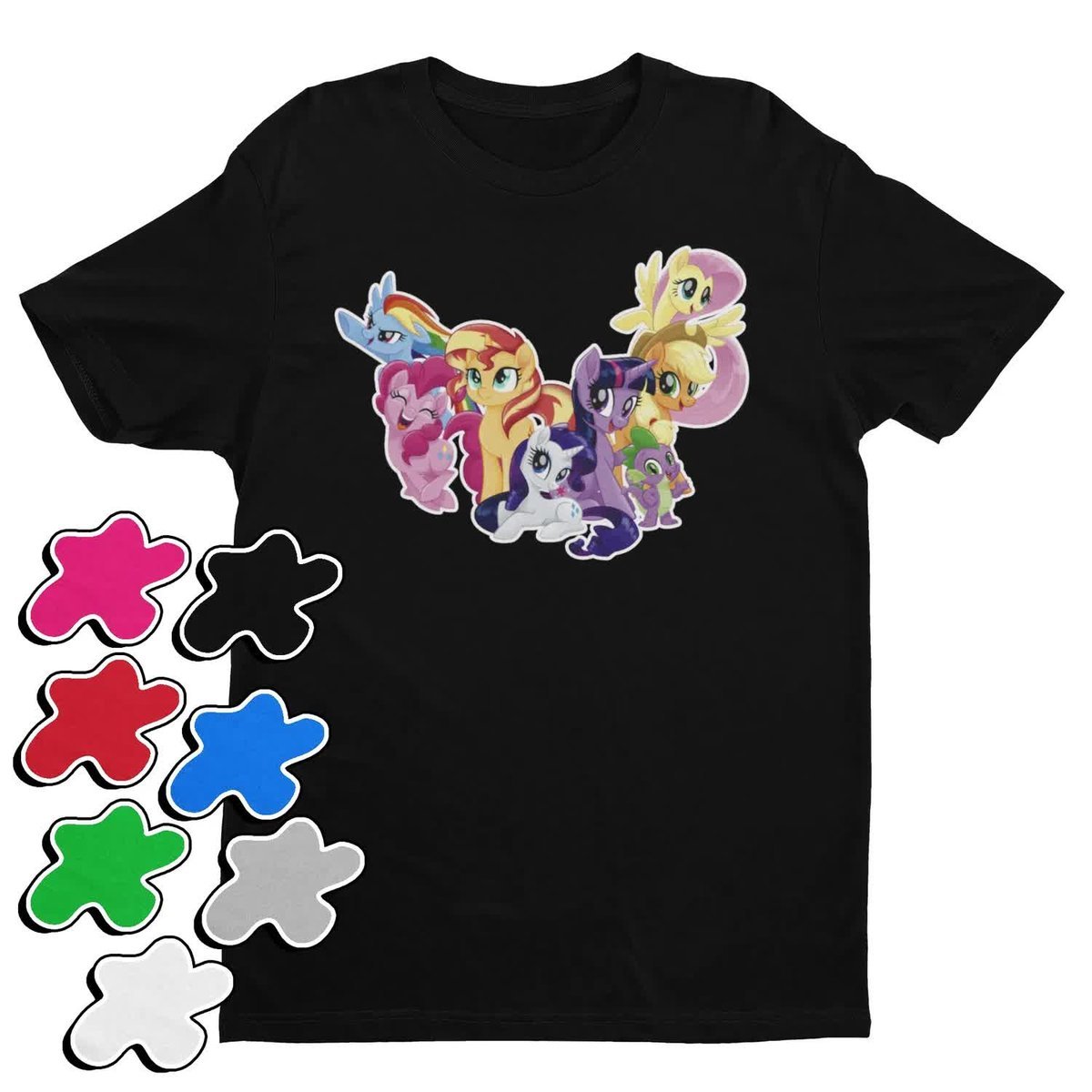 Koszulka T-Shirt Dziecięca Z Nadrukiem My Little Pony Różne -L 146-152