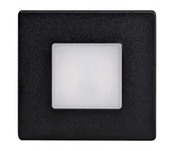 Lampy ogrodowe - LED Zewnętrzne oświetlenie schodowe LED/1,7W/230V 3000/4000/6000K IP54 czarne - miniaturka - grafika 1