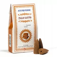 Kadzidła i dodatki - Kadzidełka Stożki Cofające Ayurvedic Palo Santo - miniaturka - grafika 1