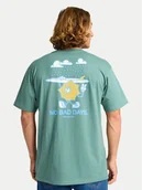 Koszulki męskie - Billabong T-Shirt Gimmicks EBYZT00363 Zielony Regular Fit - miniaturka - grafika 1