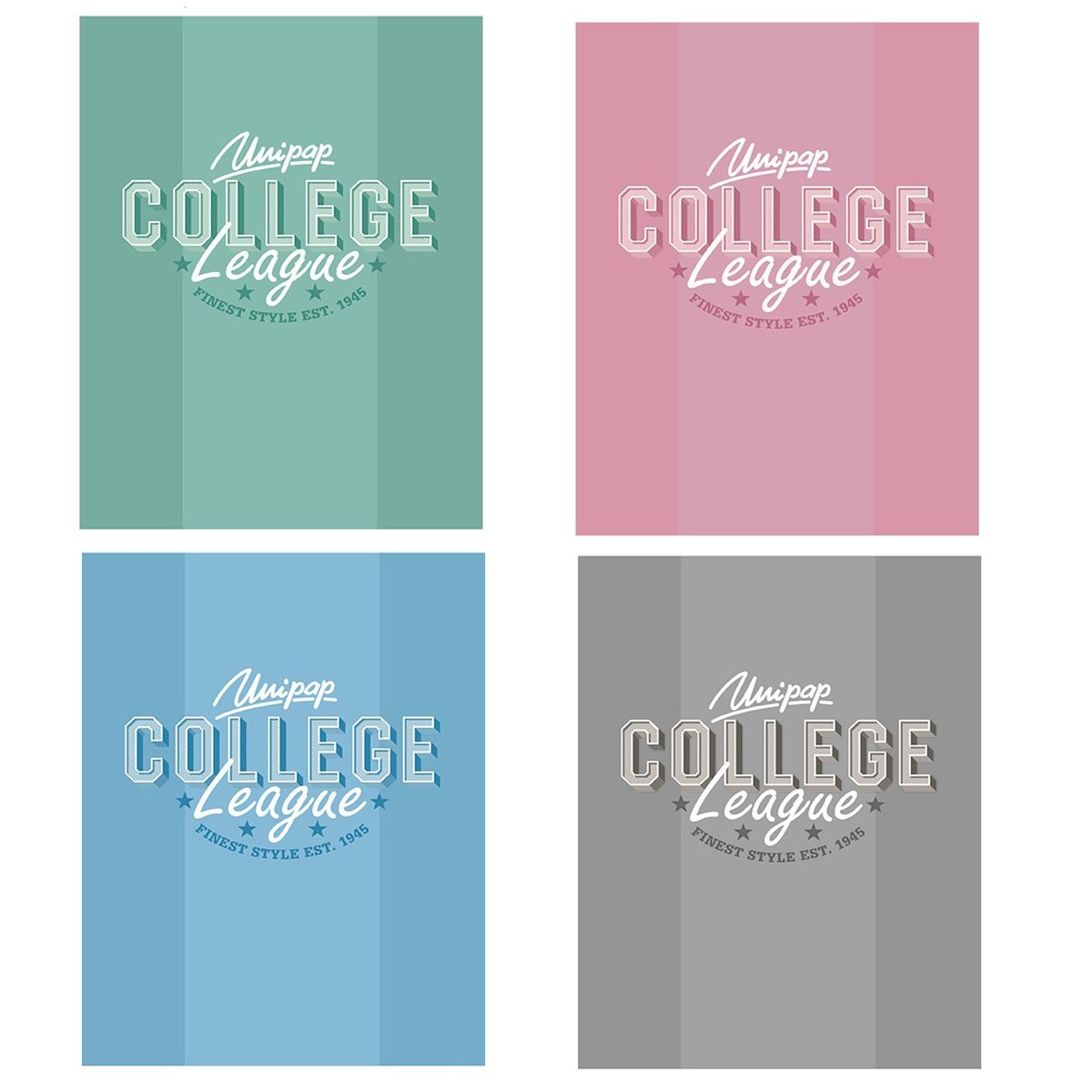 Zeszyt A5 w kratkę 32 kartki laminowany College Prep Unipap