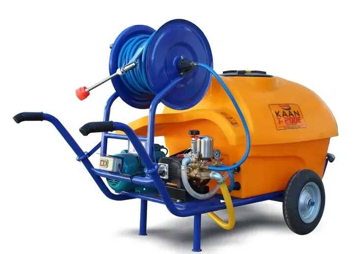 Opryskiwacz elektryczny Kaan 200 L taczkowy sadowniczy + 50m