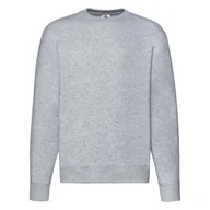 Bluzy męskie - Bluza męska Set-in Sweat Premium Fruit of the Loom - Heather Grey XL - miniaturka - grafika 1