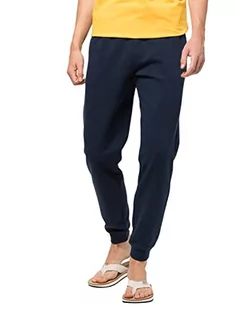 Jack Wolfskin Męskie Spodnie Dresowe Essential M, Niebieski (Night Blue), S - Spodenki męskie - miniaturka - grafika 1