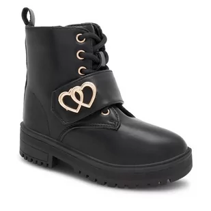 Botki Nelli Blu CM230503-1 Czarny - Buty dla dziewczynek - miniaturka - grafika 1