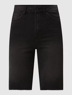 Spodenki damskie - Szorty jeansowe z dodatkiem streczu model ‘Loa’ - grafika 1