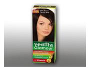 Farby do włosów i szampony koloryzujące - Venita Glamour, farba do włosów, 3/0 Ciemny Brąz - miniaturka - grafika 1