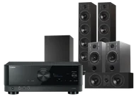 Kino domowe - Yamaha RX-V6A (czarny) + Diva 6 + 3 + 7 (czarny) + Basso 880 (czarny) - miniaturka - grafika 1