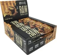 Batony proteinowe - Warrior - Raw Protein Flapjack, Czekoladowe Masło Orzechowe, 12 Batonów - miniaturka - grafika 1
