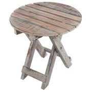 Fotele i krzesła ogrodowe - Divero Składany stołek Vintage - 31 cm - miniaturka - grafika 1