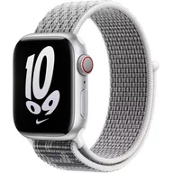Akcesoria do smartwatchy - Apple Opaska sportowa Nike w kolorze Summit White/czarnym 41 mm - miniaturka - grafika 1