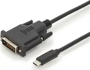 Digitus Kabel USB DVI USB-C Czarny AK-300332-020-S AK-300332-020-S - Kable komputerowe i do monitorów - miniaturka - grafika 1