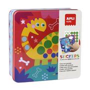 Zabawki kreatywne - Apli Kids Zestaw Kreatywny z Naklejkami Dinozaury - miniaturka - grafika 1