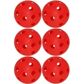 Unihokej - Piłka do unihokeja XQMAX 110909 Czerwony (6 szt.) - miniaturka - grafika 1