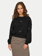 Bluzy damskie - ONLY Bluza Berit 15333887 Czarny Regular Fit - miniaturka - grafika 1