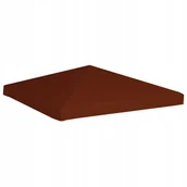 Pawilony ogrodowe - vidaXL Zadaszenie do altany, 310 g/m, 3x3 m, terakotowe - miniaturka - grafika 1