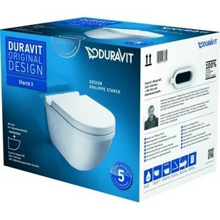 Duravit Starck 3 biała 42250900A1 - Miski WC - miniaturka - grafika 2