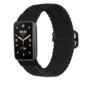 Akcesoria do smartwatchy - Pasek Pleciony Mi Band 7 Pro / M7 Pro (2), BLACK / CZARNY - miniaturka - grafika 1