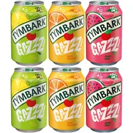 Napoje gazowane - Tymbark napój gazowany Mix 3 smaki 330ml x 6 sztuk - miniaturka - grafika 1