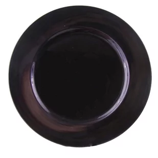 Okrągły talerz DUWEN Samaf, fioletowy, 32 cm - Talerze - miniaturka - grafika 1