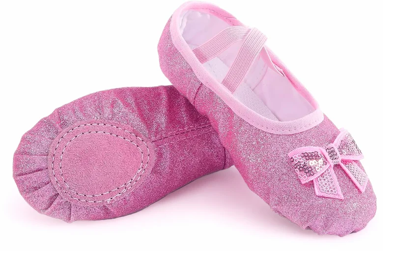 Baletki Balerinki Dziecięce Do Tańca Balet Gimnastyka Rytmika Kapcie R. 26 Różowe