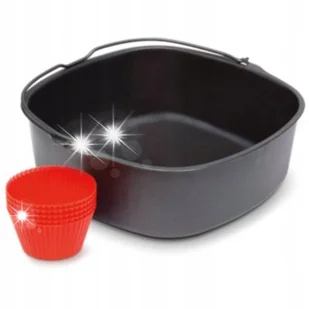 Zestaw do wypieków PHILIPS Airfryer L HD9925/01 1,3L FOREMKI DO BABECZEK - Akcesoria i części AGD Zestaw do wypieków PHILIPS Airfryer L HD9925/01 1,3L FOREMKI DO BABECZEK - Akcesoria i części AGD - miniaturka - grafika 1