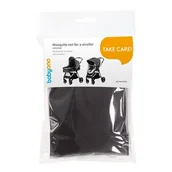 Akcesoria do wózków - Moskitiera na wózek. Uniwersalna, czarna - miniaturka - grafika 1