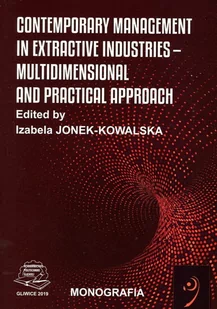 Contemporary management in extractive industries - multimensional and practical approach. - Technika Contemporary management in extractive industries - multimensional and practical approach. - Technika - miniaturka - grafika 1