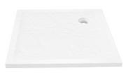 Brodziki prysznicowe - New Trendy B-0541 Brodzik MILD STONE akrylowy kwadratowy 80x80x4,5 biały - miniaturka - grafika 1
