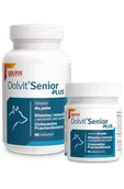 Suplementy i witaminy dla psów - Dolfos Dolvit Senior Plus 90tab 16229-uniw - miniaturka - grafika 1