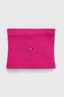 Szaliki i chustki dla dzieci - Tommy Hilfiger komin kolor różowy gładki - miniaturka - grafika 1