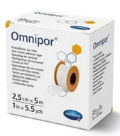 Apteczki i materiały opatrunkowe - Hartmann Plaster omnipor hypoalergiczny 2,5 cm x 5 m - miniaturka - grafika 1