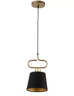 Lampy sufitowe - Volutto lampa wisząca złota 1-punktowa 40644 Sigma - miniaturka - grafika 1