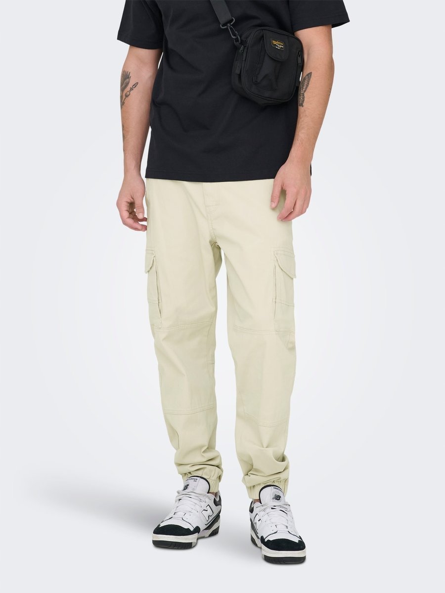 ONLY SONS MĘSKIE SZARE SPODNIE BOJÓWKI CASUAL 32/34 7CA