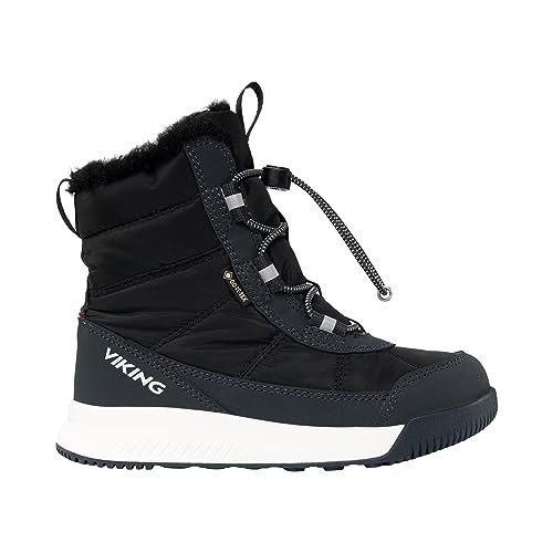 Viking Aery Warm GTX SL śniegowce, czarne/antracytowe, 1 UK, Czarny węgiel drzewny, 33 EU