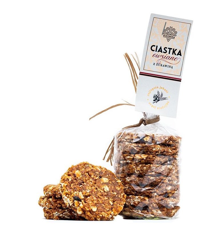 Ciasta owsiane z żurawiną180g - Schronisko Bukowina