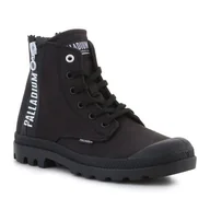 Trampki damskie - Buty Palladium Pampa 2 Back Zip Cvs 97084-008-M czarne - miniaturka - grafika 1