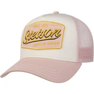 Czapki i chusty sportowe męskie - Czapka Trucker Since 1865 Vintage by Stetson, różowy, One Size - miniaturka - grafika 1