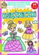 Książki edukacyjne - Books And Fun Księżniczki. Kolorowanka ze wzorem praca zbiorowa - miniaturka - grafika 1