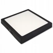 Lampy pozostałe - LVT Panel LED PROMA 18W natynkowy kwadrat czarny neutralny 4000K 1129 - miniaturka - grafika 1