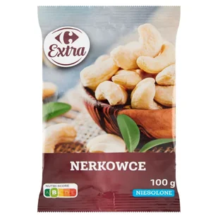 Carrefour Extra Nerkowce niesolone 100 g - Orzeszki - miniaturka - grafika 1
