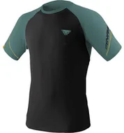 Koszulki sportowe damskie - DYNAFIT Koszulka ALPINE PRO S/S TEE M Black Out/Atlantic - miniaturka - grafika 1