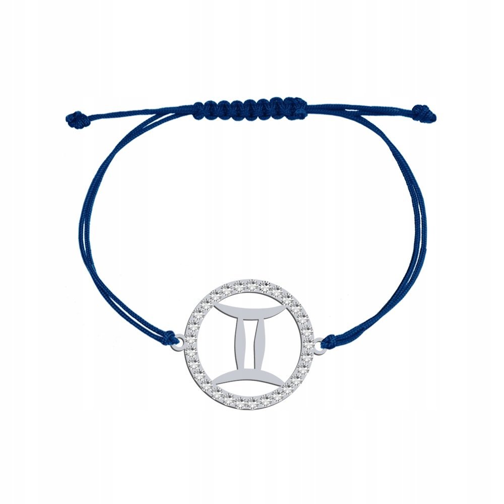 Srebrna Bransoletka Znak Zodiaku BLIŹNIĘTA